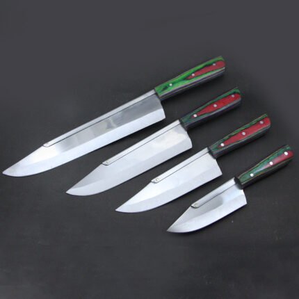 High-Quality Steel Slaughter Knife Set – 12",10",8",6 Inch – Made in Wazirabad | 50% OFF!